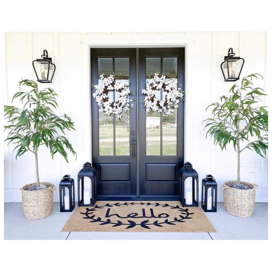 Calico Hello Doormat 36"x72"