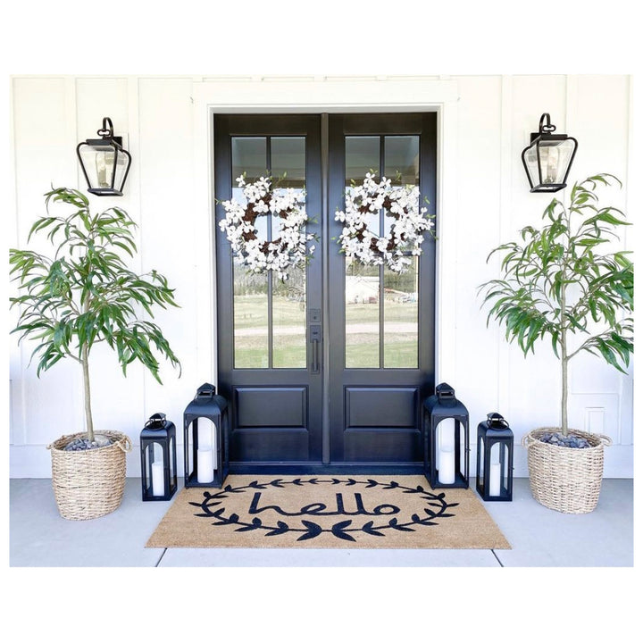 Calico Hello Doormat 36"x72"