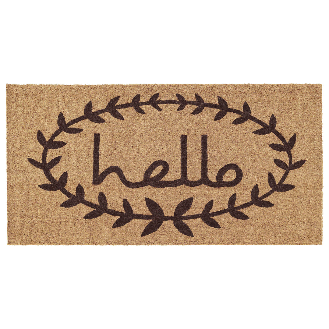 Calico Hello Doormat 36"x72"