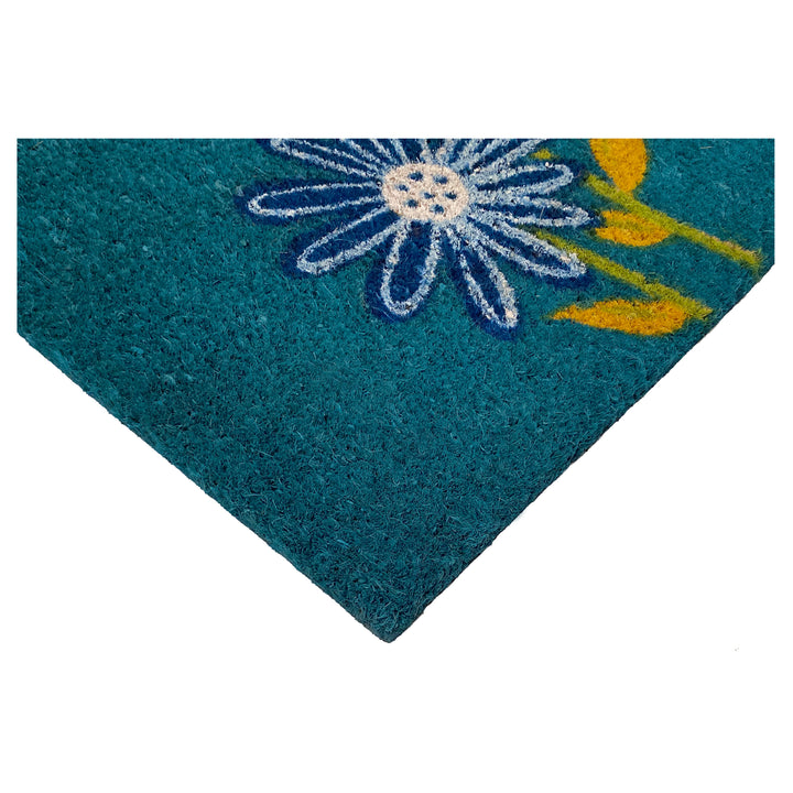 Daisy Welcome Doormat 17"x29"