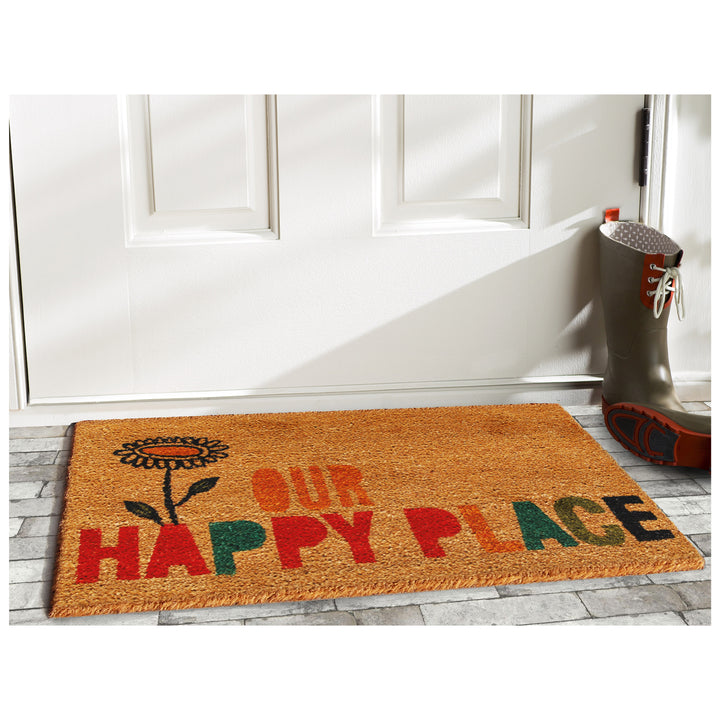 Our Happy Place Doormat 17"x29"