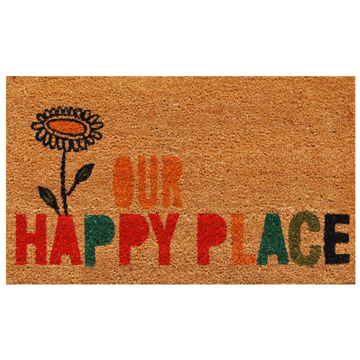 Our Happy Place Doormat 17"x29"