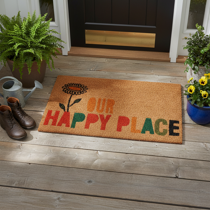 Our Happy Place Doormat