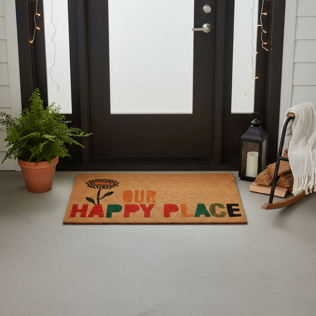 Our Happy Place Doormat