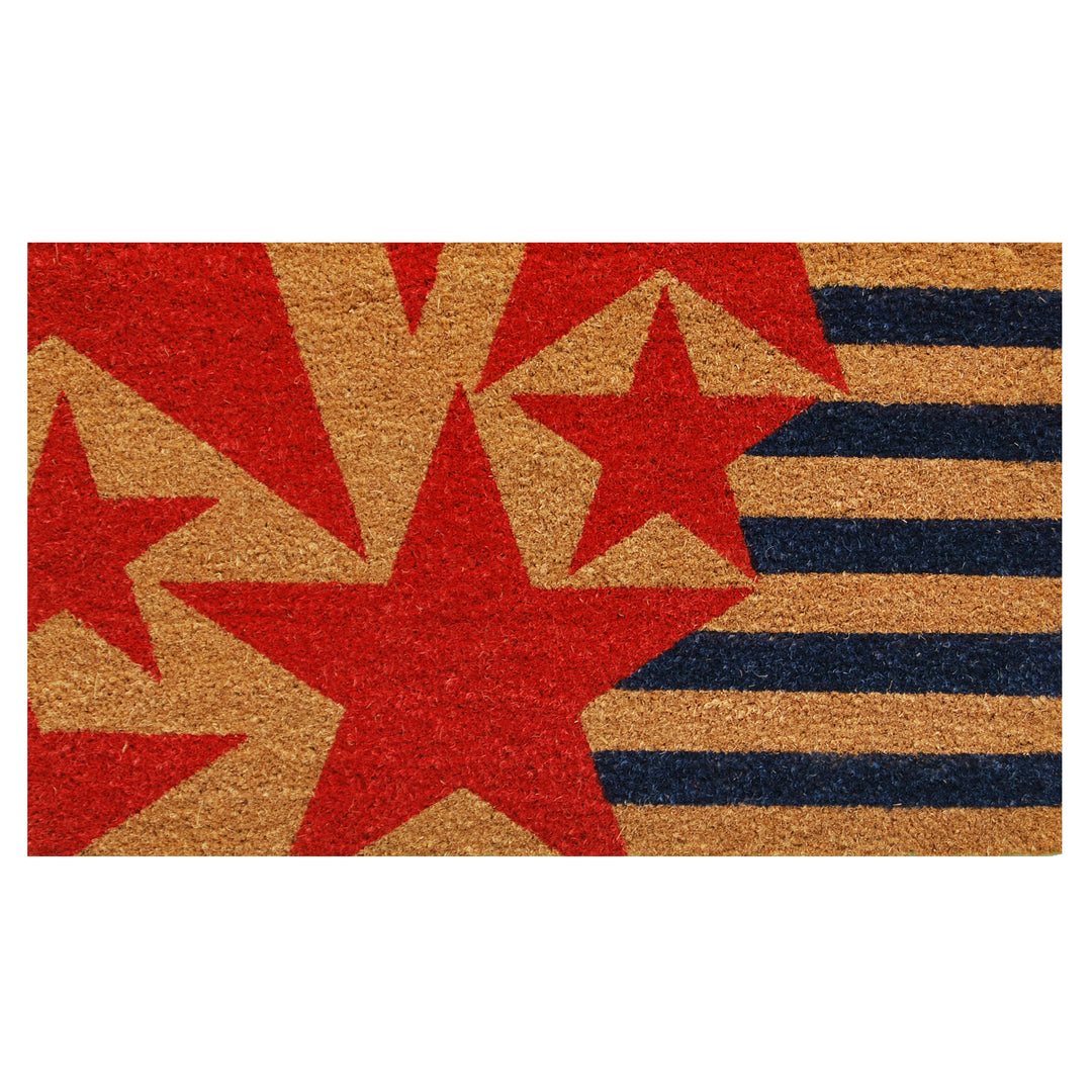 Stars and Stripes Doormat 17"x29"