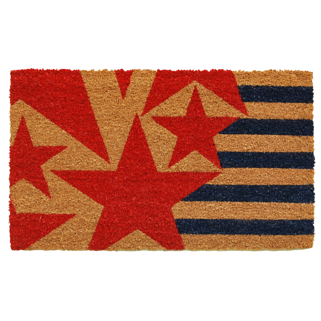Stars and Stripes Doormat 17"x29"