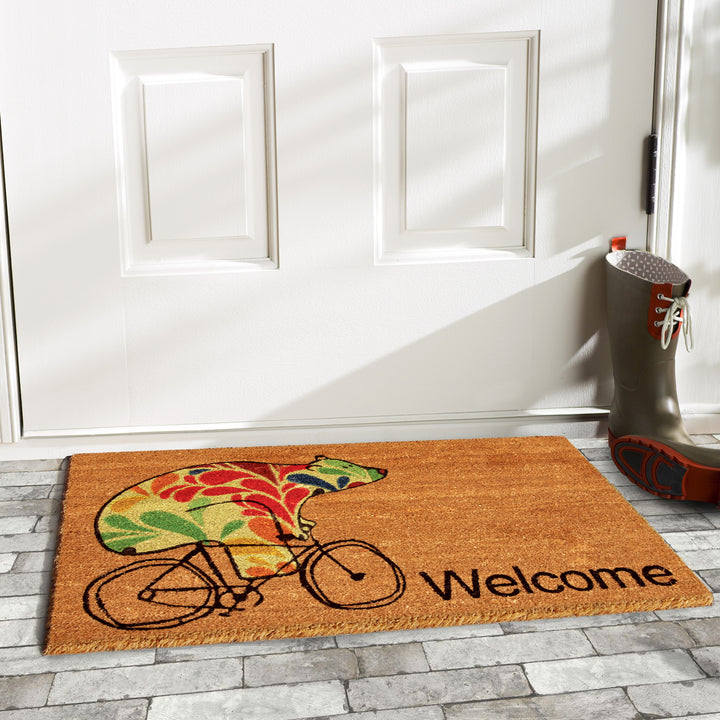 Bear Fun Doormat 17"x29"