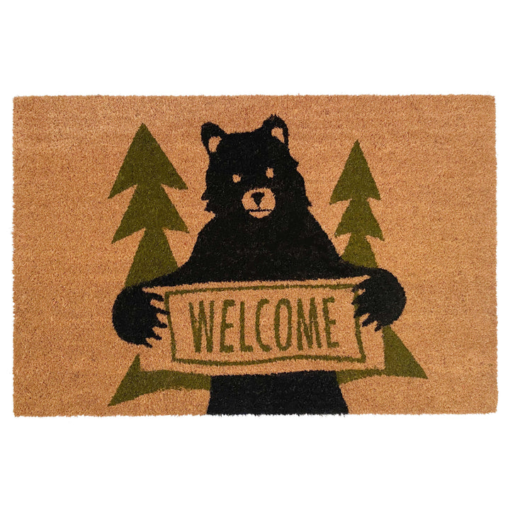 Bear Greeting Doormat 17"x29"