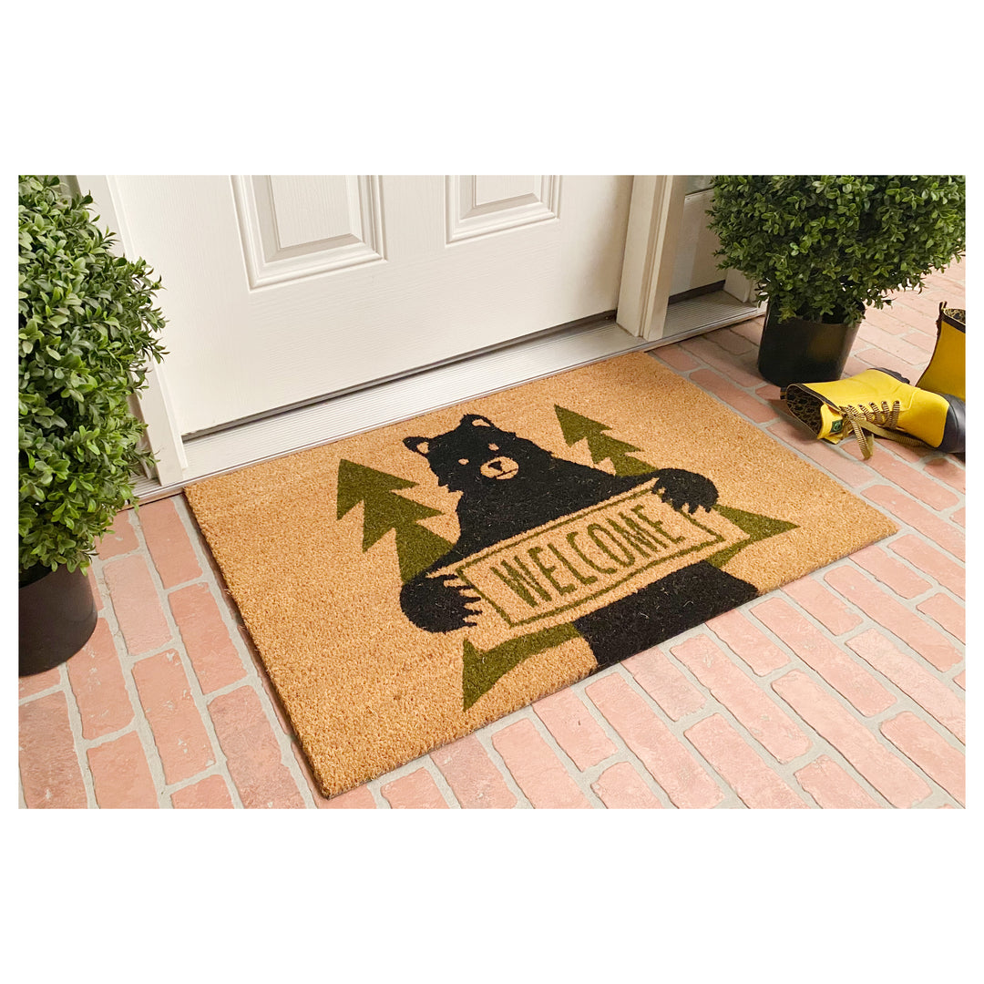 Bear Greeting Doormat 24"x36"