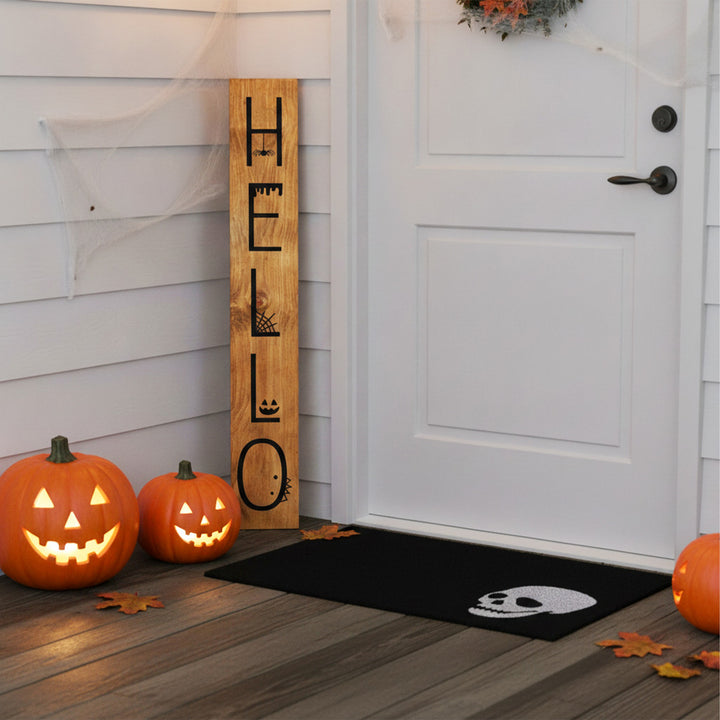 Spooky Hello Porch Leaner