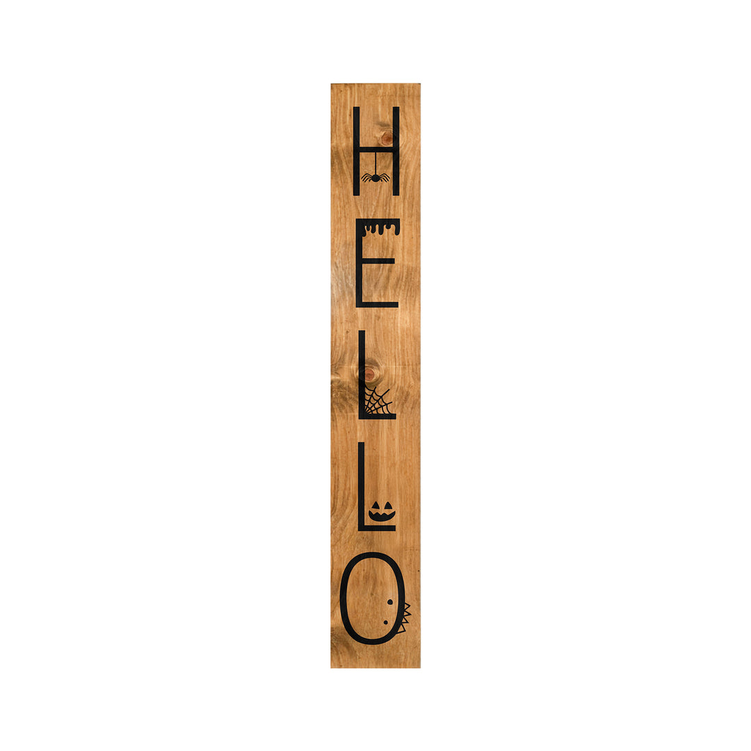 Spooky Hello Porch Leaner