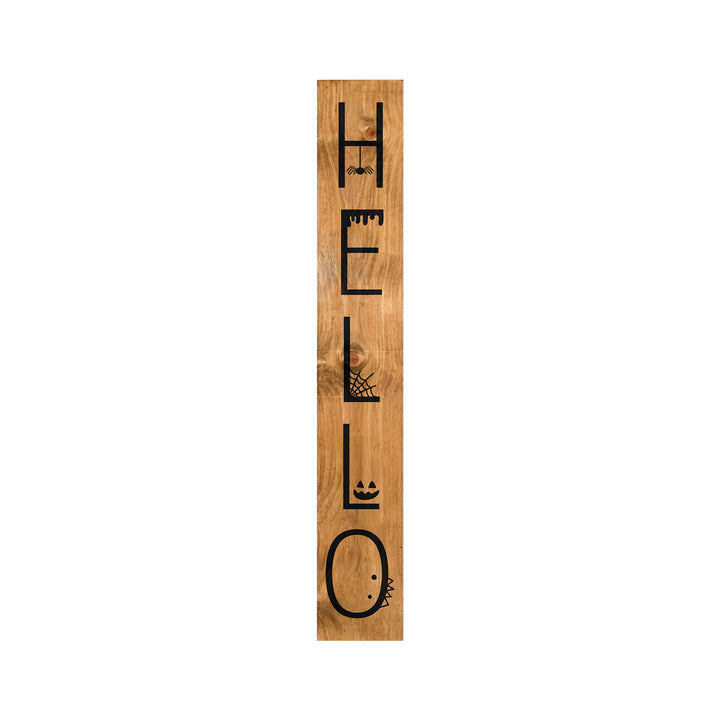 Spooky Hello Porch Leaner