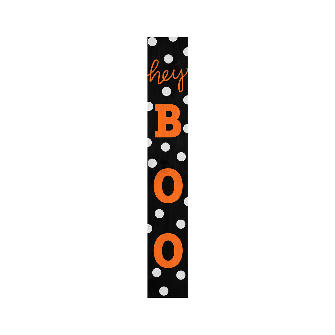 Polka Dot Boo Porch Leaner