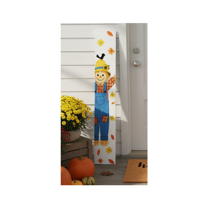 Harvest Scarecrow Porch Leaner