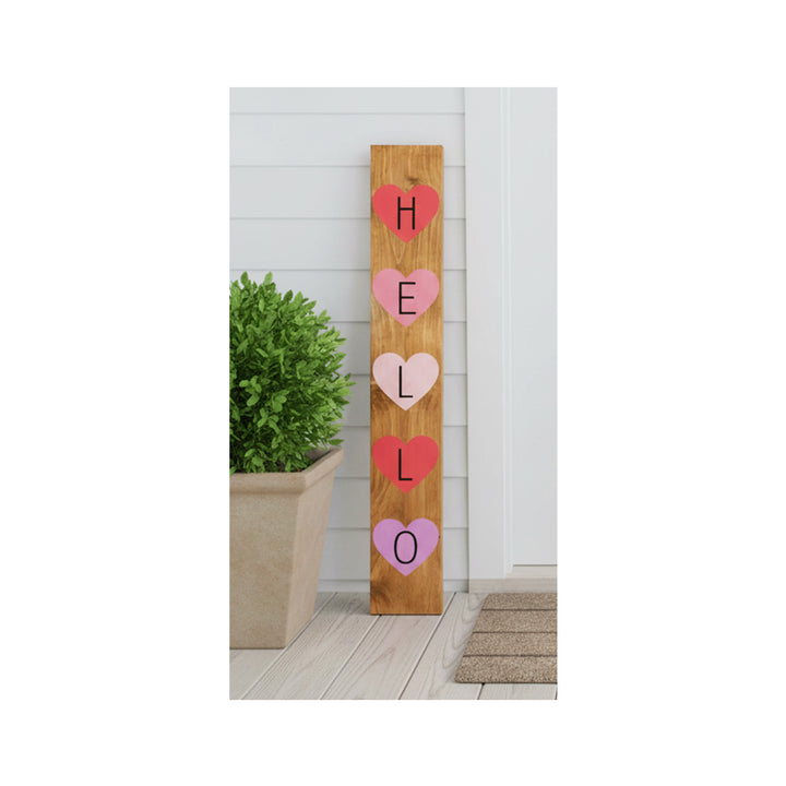 Sweetheart Hello Porch Leaner