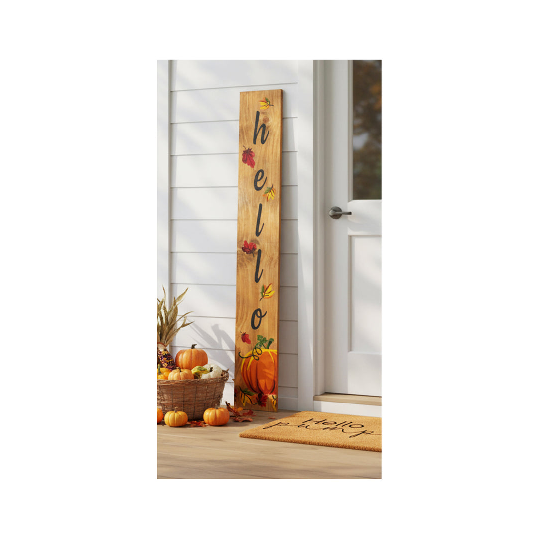 Harvest Hello Porch Leaner