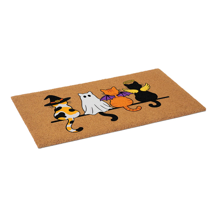 Halloween Cat Crew Doormat