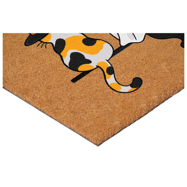 Halloween Cat Crew Doormat