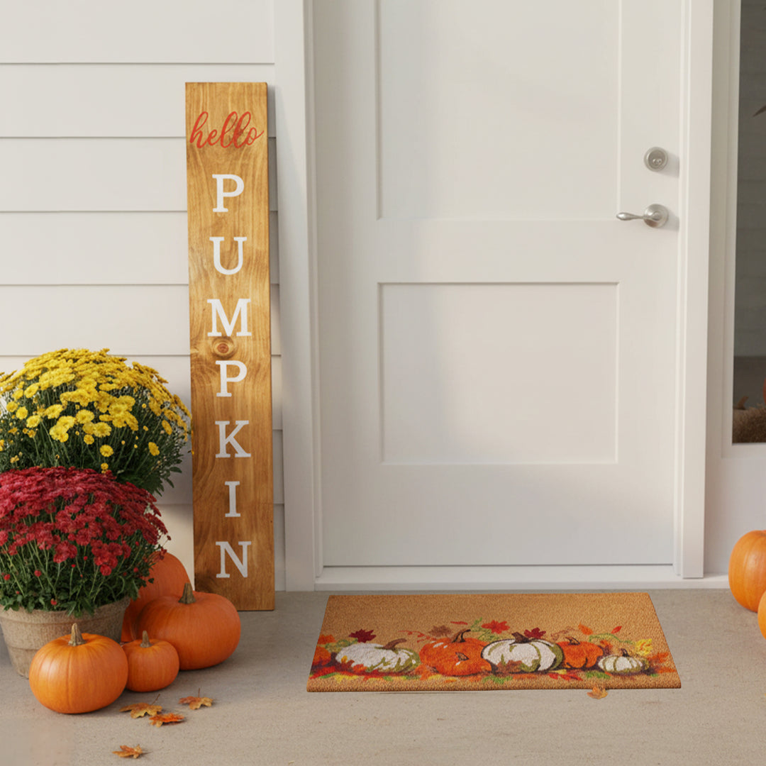 Hello Pumpkin Porch Leaner