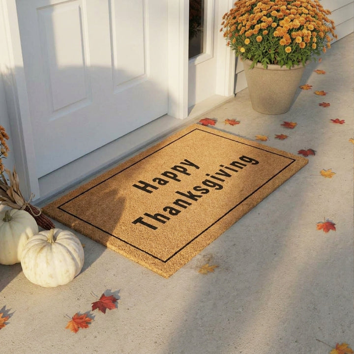 Happy Thanksgiving Doormat