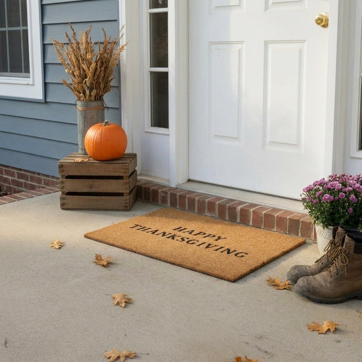 Thanksgiving Wishes Doormat