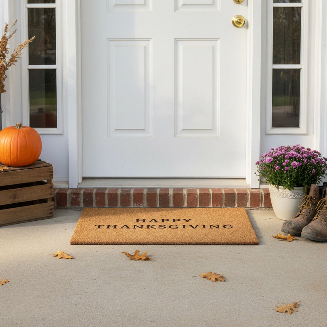Thanksgiving Wishes Doormat