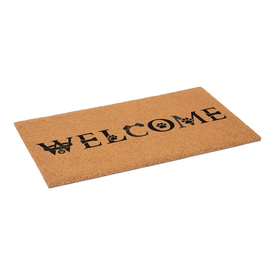 Paws and Bones Welcome Doormat