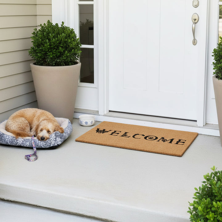Paws and Bones Welcome Doormat