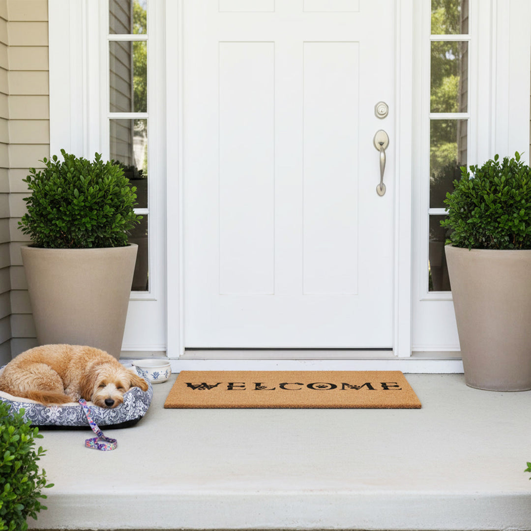 Paws and Bones Welcome Doormat