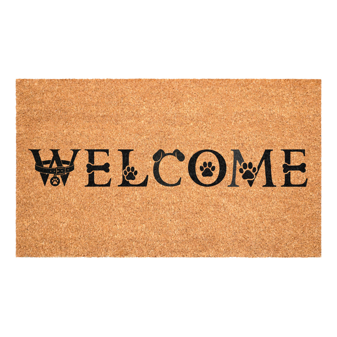 Paws and Bones Welcome Doormat