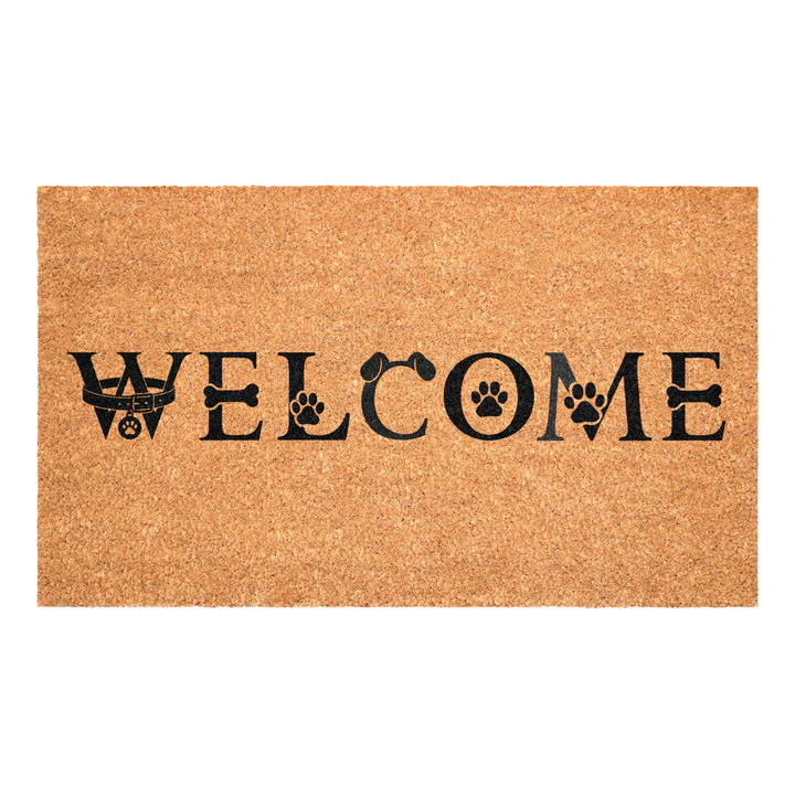 Paws and Bones Welcome Doormat