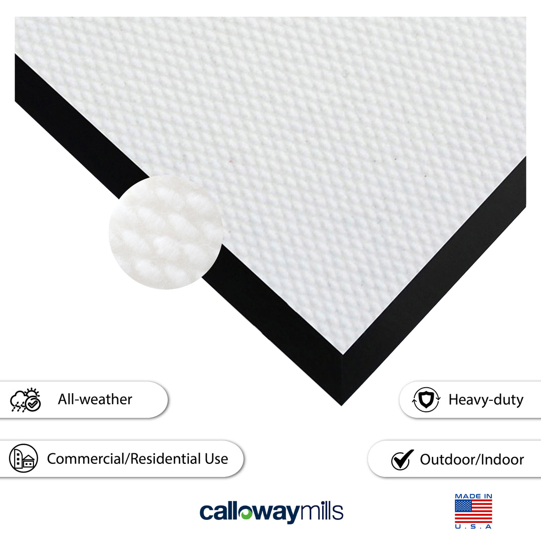 White Teton Door/Entry Mat