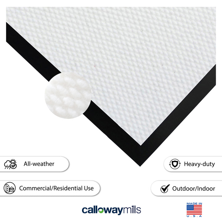 White Teton Door/Entry Mat