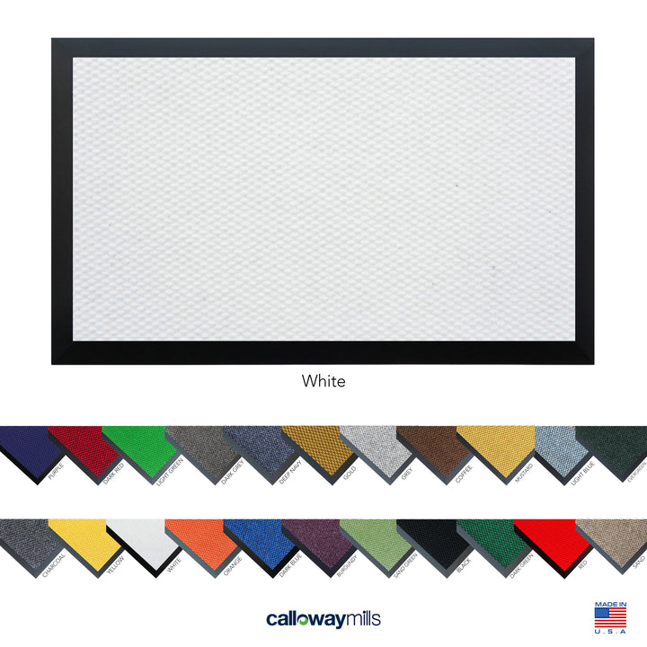 White Teton Door/Entry Mat