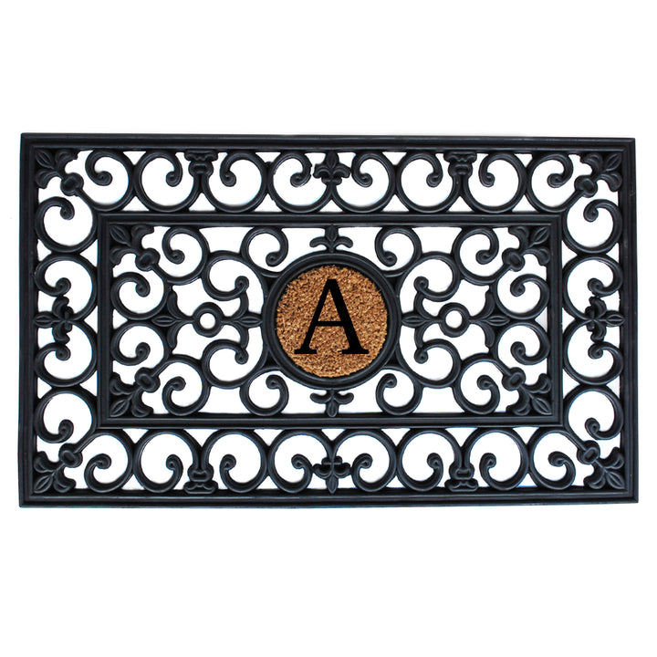Rubber Monogram Doormat
