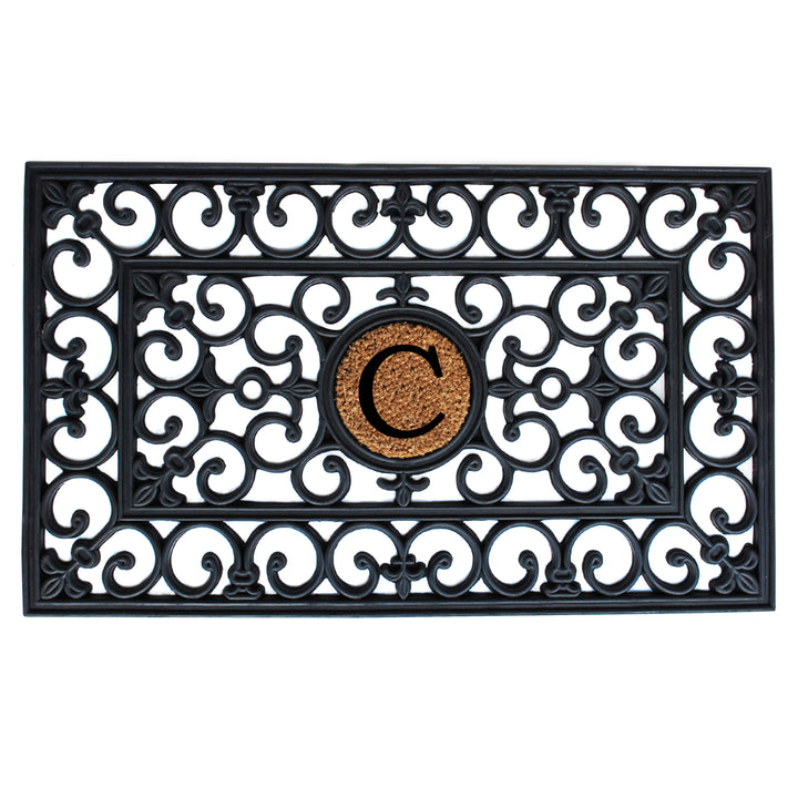 Rubber Monogram Doormat