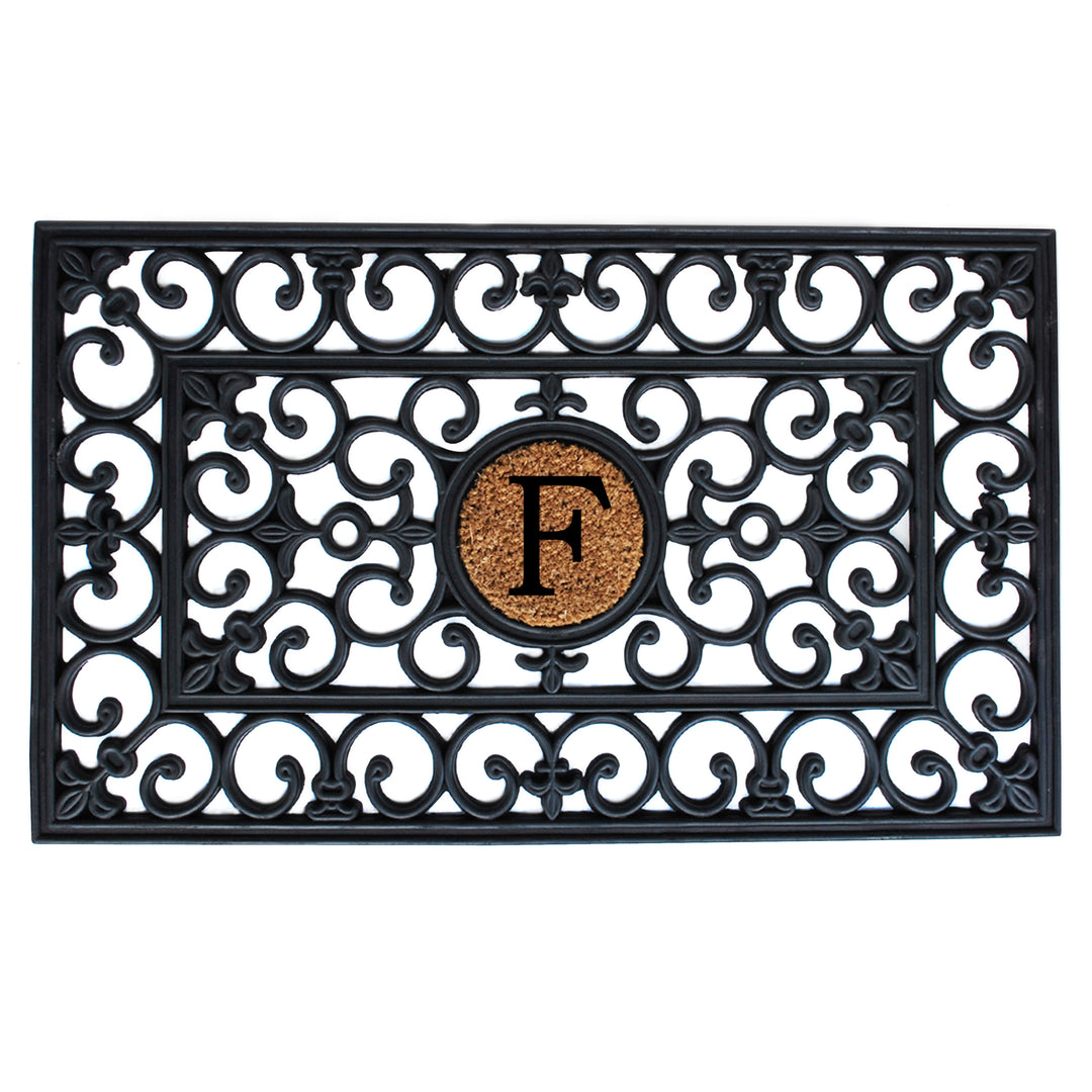 Rubber Monogram Doormat