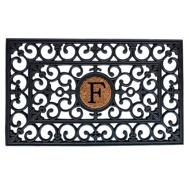 Rubber Monogram Doormat