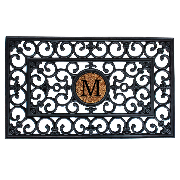 Rubber Monogram Doormat