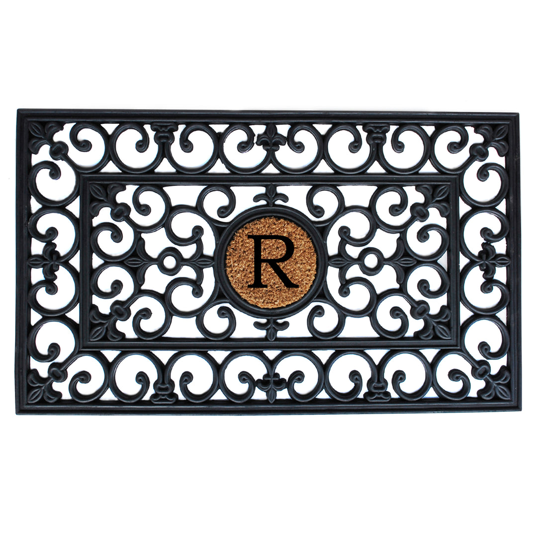 Rubber Monogram Doormat