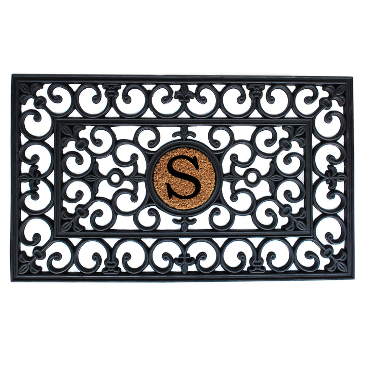 Rubber Monogram Doormat