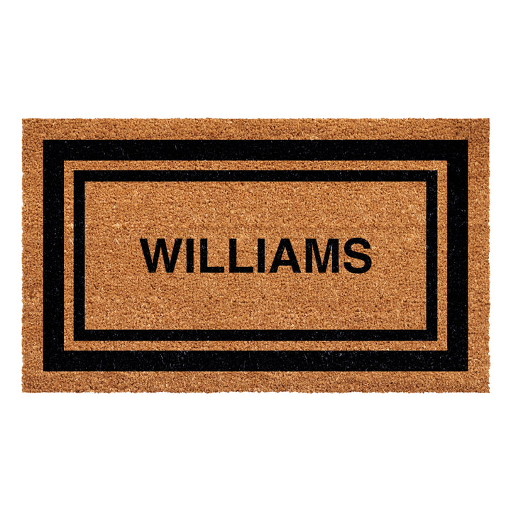Calloway Mills Border Personalized Doormat