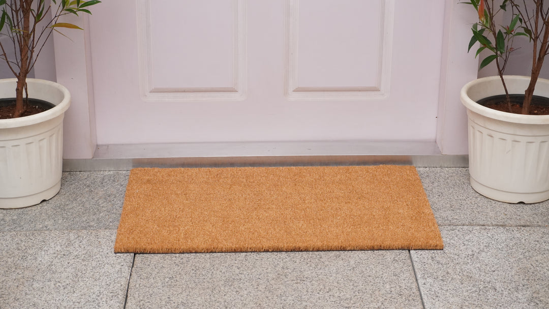Natural Coir with Vinyl Backing Doormat