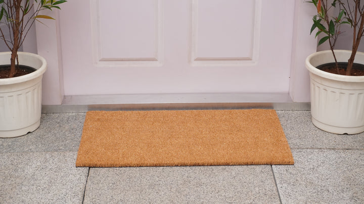 Natural Coir with Vinyl Backing Doormat