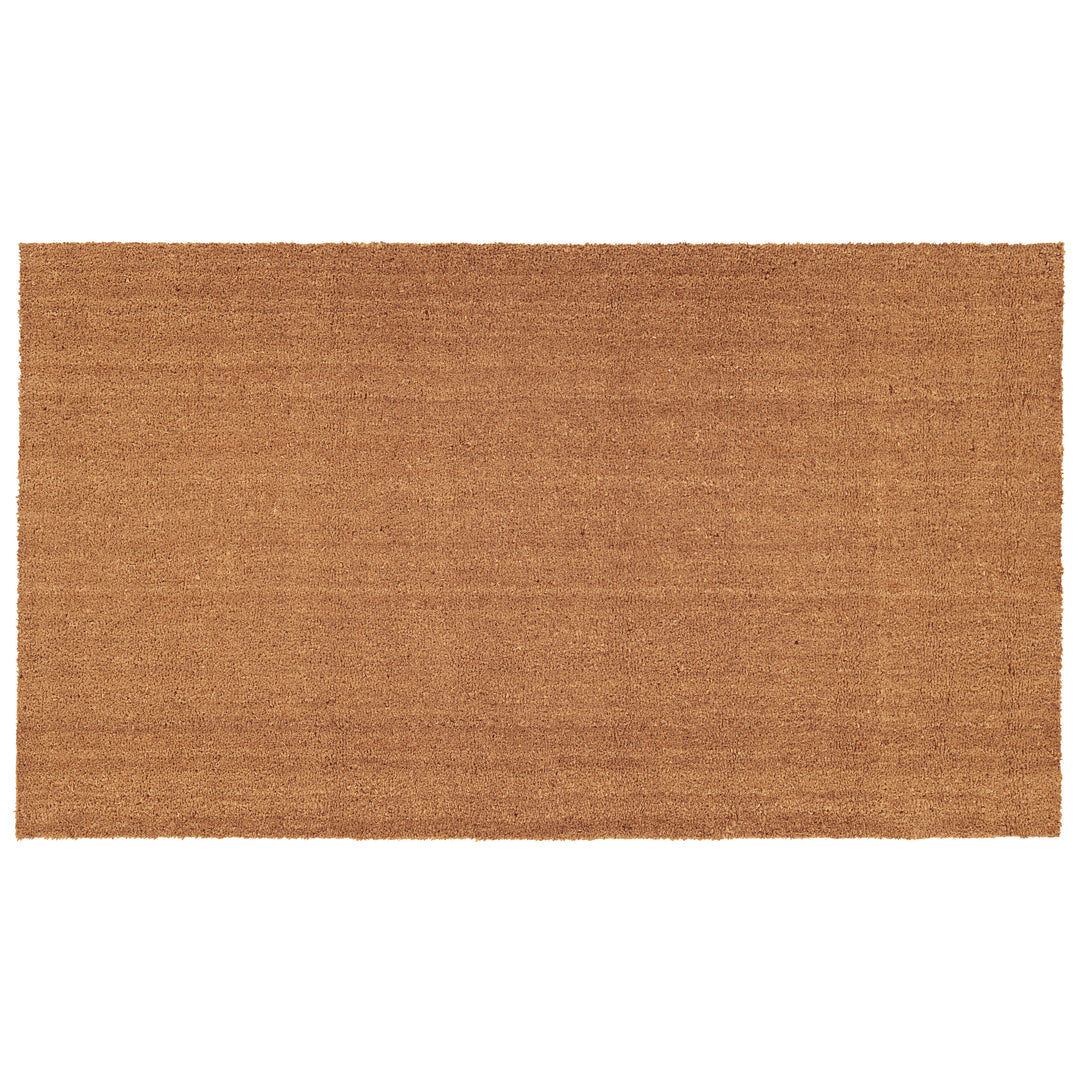 Natural Coir with Vinyl Backing Doormat 17"x29"