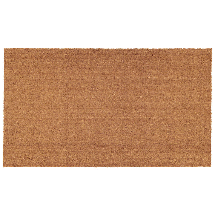 Natural Coir with Vinyl Backing Doormat 17"x29"