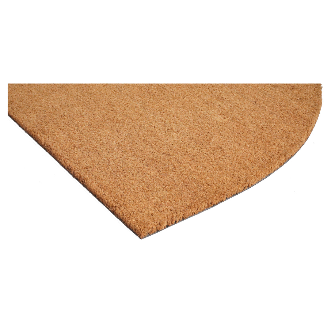Natural Coir with Vinyl Backing Doormat 24"x36"