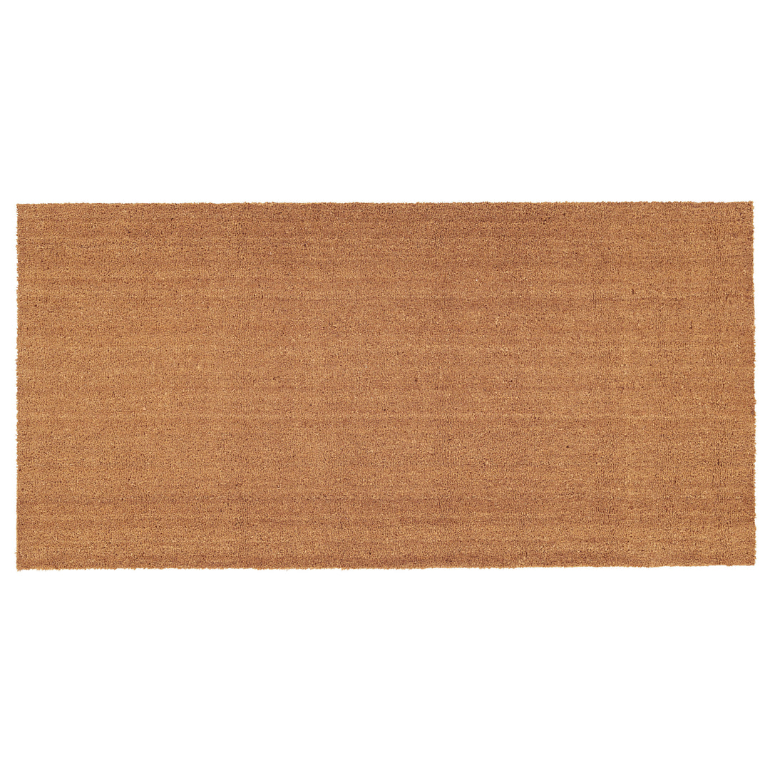 Natural Coir with Vinyl Backing Doormat 30"x48"