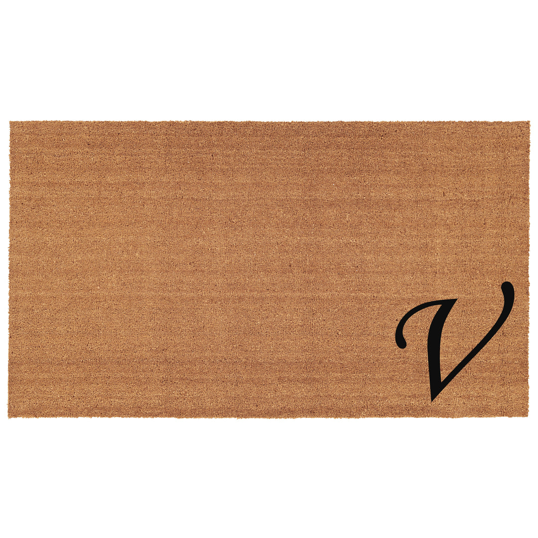 Urban Chic Monogram Doormat 18"x30" 18"x30" / V