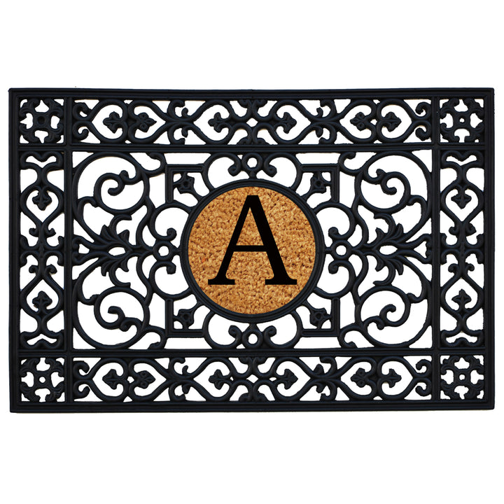 Rubber Monogram Insert Doormat